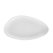 CAC China XSTN-351-W Shelton Platter 15-3/8"W X 8-1/2"D X 1-1/4"H Triangular