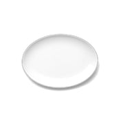 Elite Global Solutions D2211L-W Plate 11"L X 7-7/8"W X 7/8"H Oval