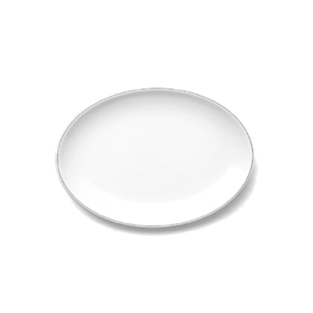 Elite Global Solutions D2211L-W Plate 11"L X 7-7/8"W X 7/8"H Oval