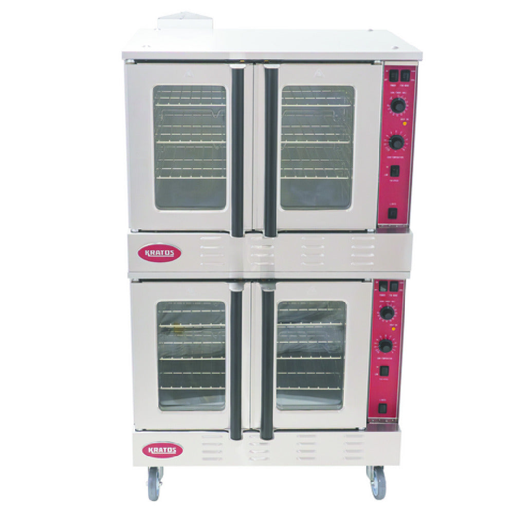 Hubert 202272 - Kratos Convection Oven, LP Gas, Double Deck