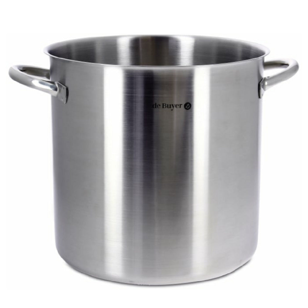 JB Prince S466 28 De Buyer Prim Appety Stock Pot 11" 17.9 Qt.