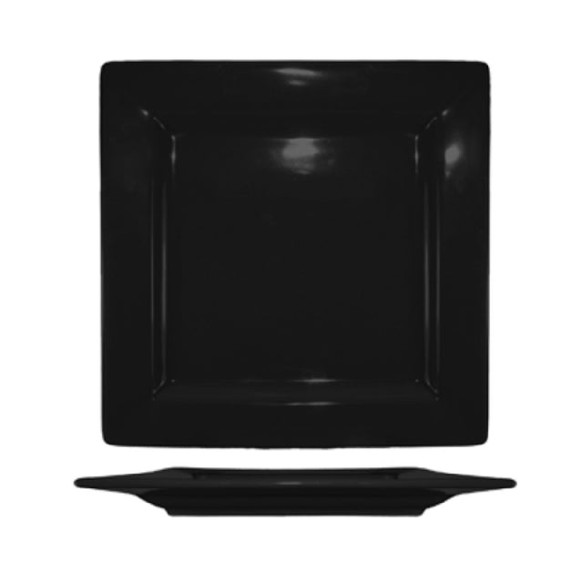 International Tableware EL-10-BL Plate 10-3/4"W X 10-3/4"D X 1" H Square