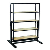 Hubert 80835 - Hubert® 3-in-1 Merchandising Display Stand, 43”W X 30”D X 56”H