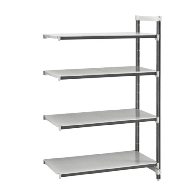 Cambro EA183084S4580 Camshelving® Elements Stationary Add-On Unit 18"W X 30"L X 84"H