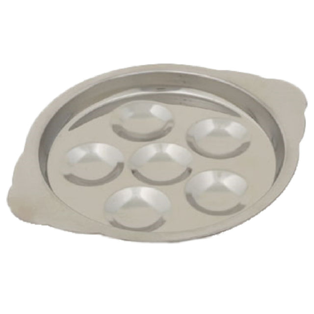 Royal ROY SP 6 P - Snail Plate, 6 Holes, Stainless Steel