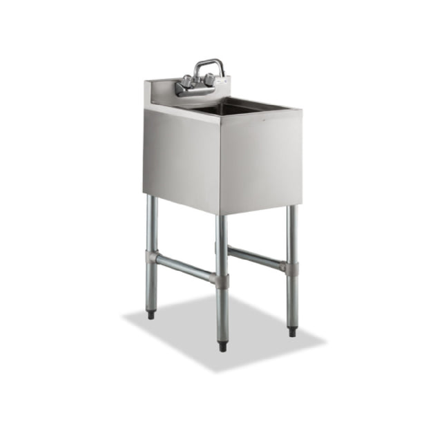Steel Works Stainless SWBAR1B14 One Compartment Underbar Hand Sink 14-1/2" X 18-3/4" X 33"H