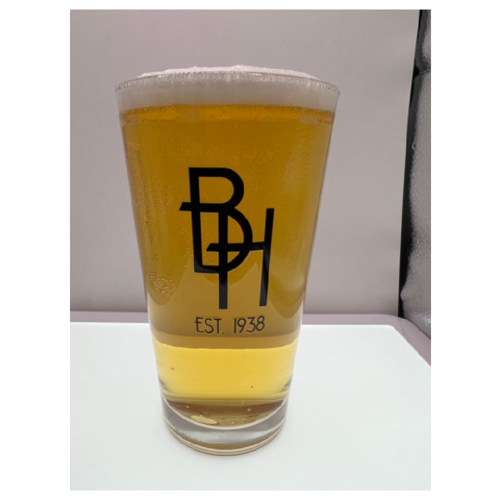 Buccaneer Container Corp 1637HT-DECO (Buccaneer) Mixing Glass 20oz (H 6-3/8" T 3-3/4" B 2-1/2" D 3-3/4")
