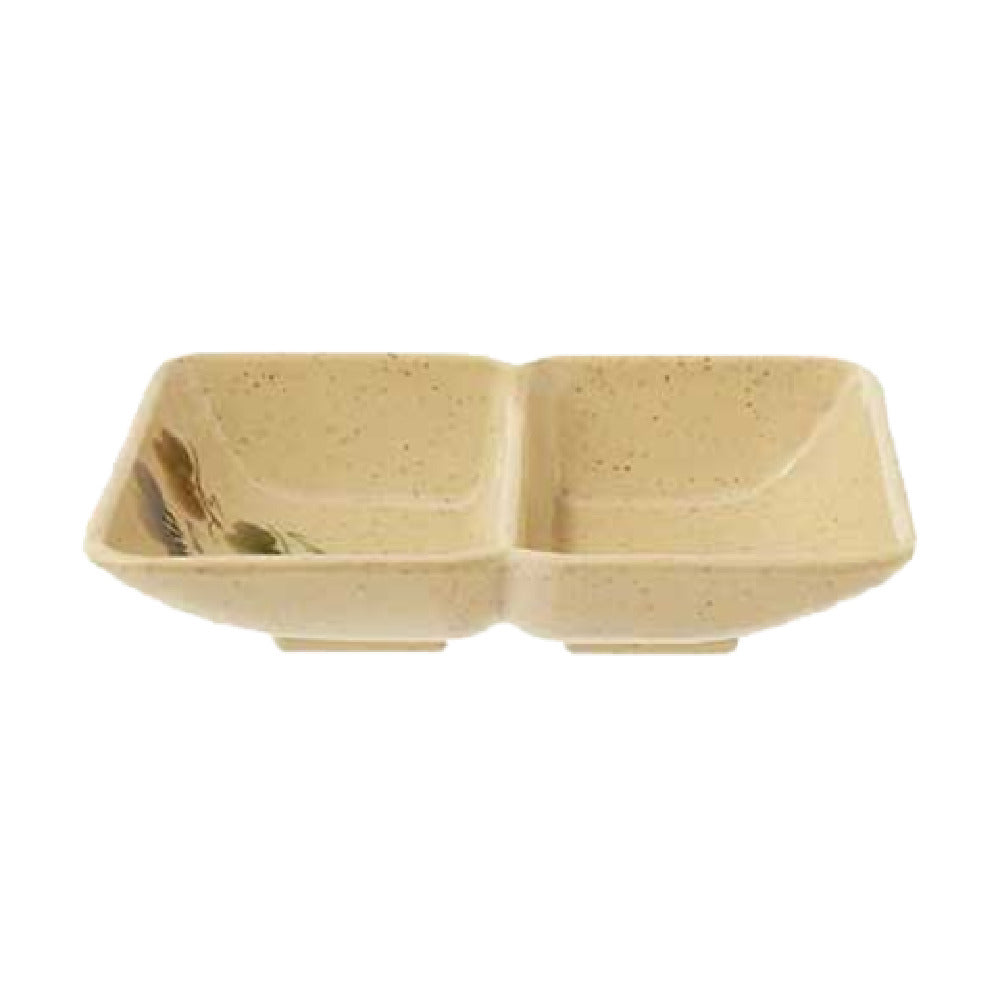 GET Enterprises 037-TK Tokyo™ Sauce Dish 1 Oz. Per Compartment 4" X 3"