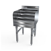 NBR Equipment LD-3621 Underbar Liquor Bottle Display Unit 36"W X 21-1/4"D X 32-7/16"H Overall Size