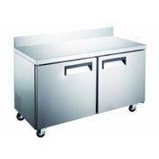 Admiral Craft USWR-2D/60 U-STAR Refrigerated Work Top Counter 60"W X 29-1/2"D X 38-3/4"H Overall Size