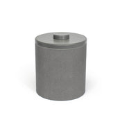 FOH RIB051GYL21 3.5qt Round Belize Ice Bucket Smoke With London Smoke Lid Includes One RIB018GYL21-BTM 3.5qt Round Belize Ice Bucket Base Smoke