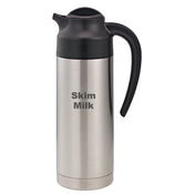 Service Ideas S2SN100SMET SteelVac™ Vacuum Creamer 1 Liter (33.8 Oz.) 3-1/2" X 6" X 11-1/2"