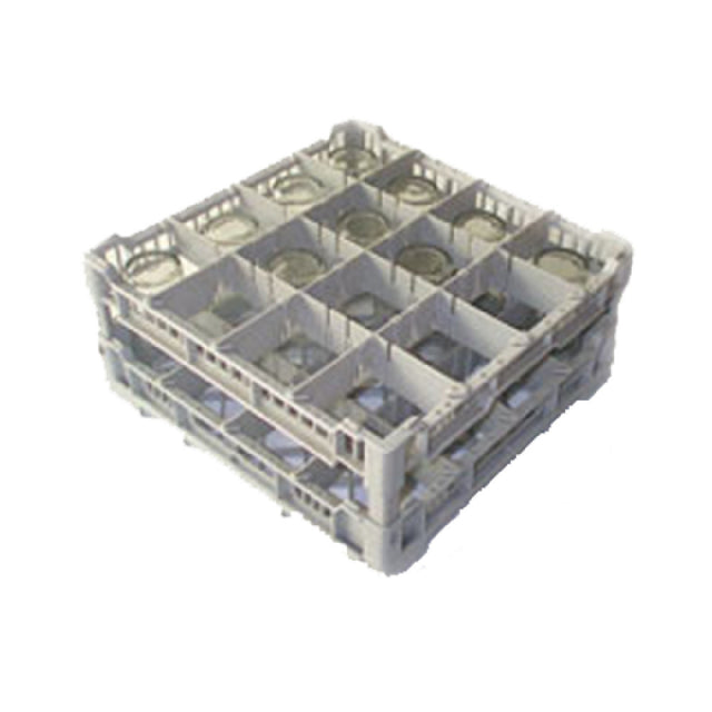 Eurodib CC00123 Dishwasher Glass Rack 15-1/2" X 15-1/2" X 7-1/2"H Holds Up To 16 Glasses