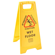 Rubbermaid RBMD6112 Sign Floor Caution A Frame