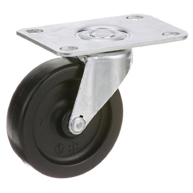 Rubbermaid RBMD3600L4 Caster Plate (3"od Swvl Black)