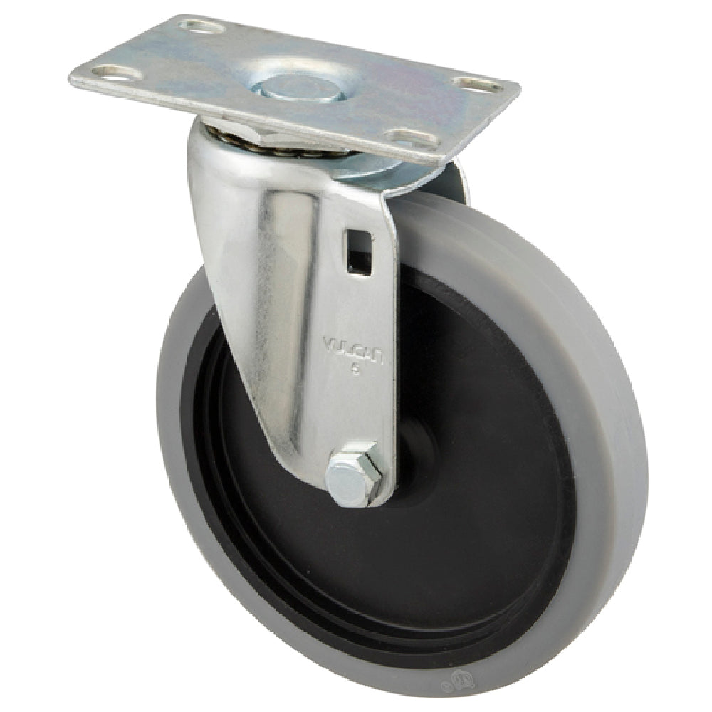 Rubbermaid 4501-L2 Caster Plate (5"od Swvl Gray)