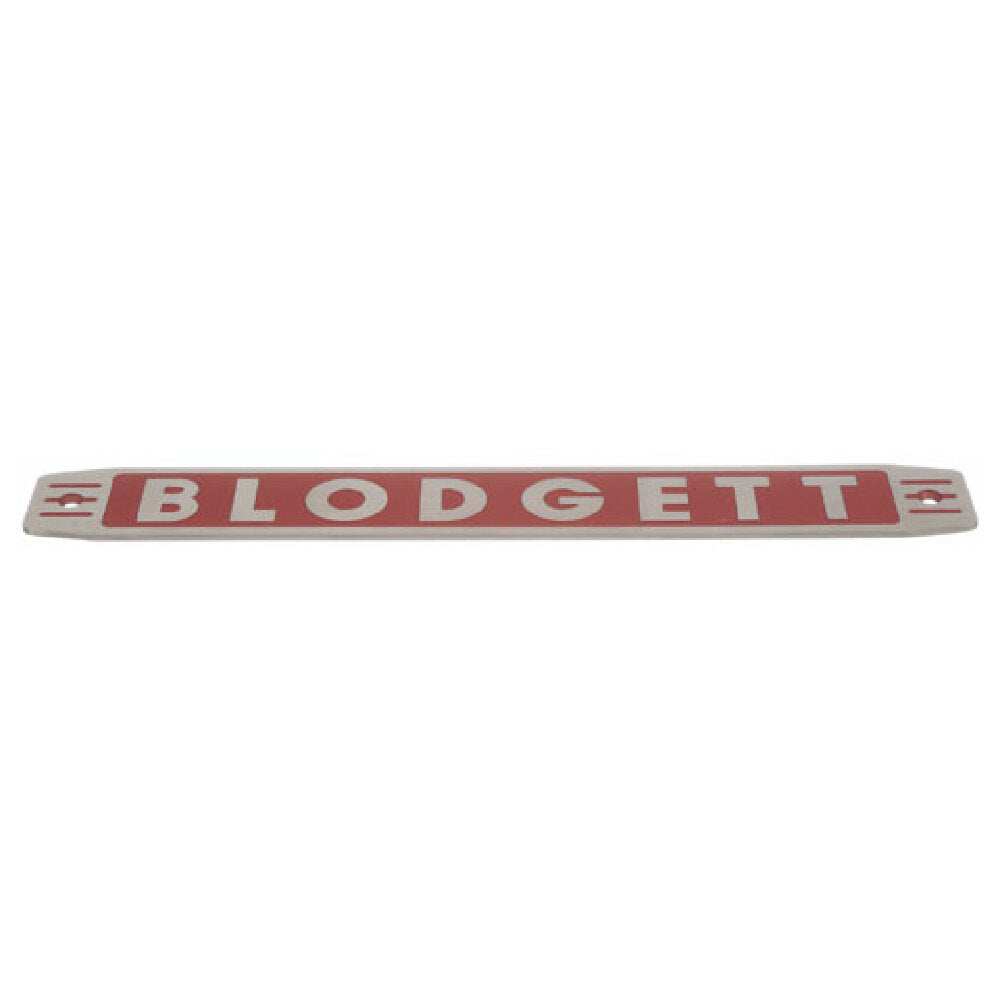 Blodgett BL11255 Name Plate