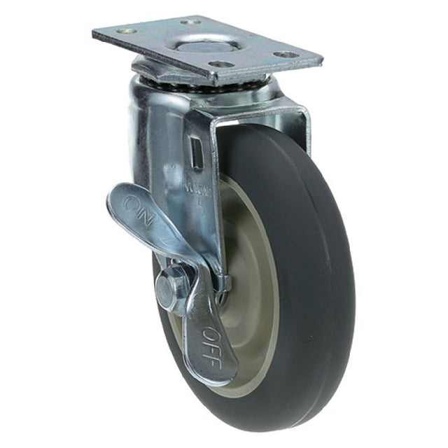 AllPoints 262369 Plate Mnt Caster W/brk 4 W 1 3/4 X 3