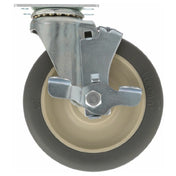 AllPoints 262371 Plate Mnt Caster W/brk 5 W 1 3/4 X 3