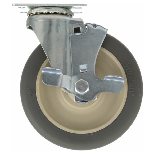 AllPoints 262371 Plate Mnt Caster W/brk 5 W 1 3/4 X 3