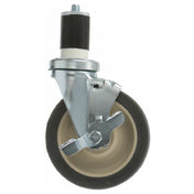 AyrKing B240 Swivel Stm Castr W/brk 5 W 1 5/8 Od Tubing