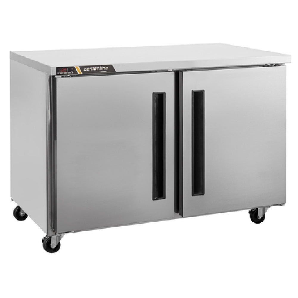 Traulsen CLUC-48F-SD-LL Centerline™ Compact Undercounter Freezer Two-section 48"W