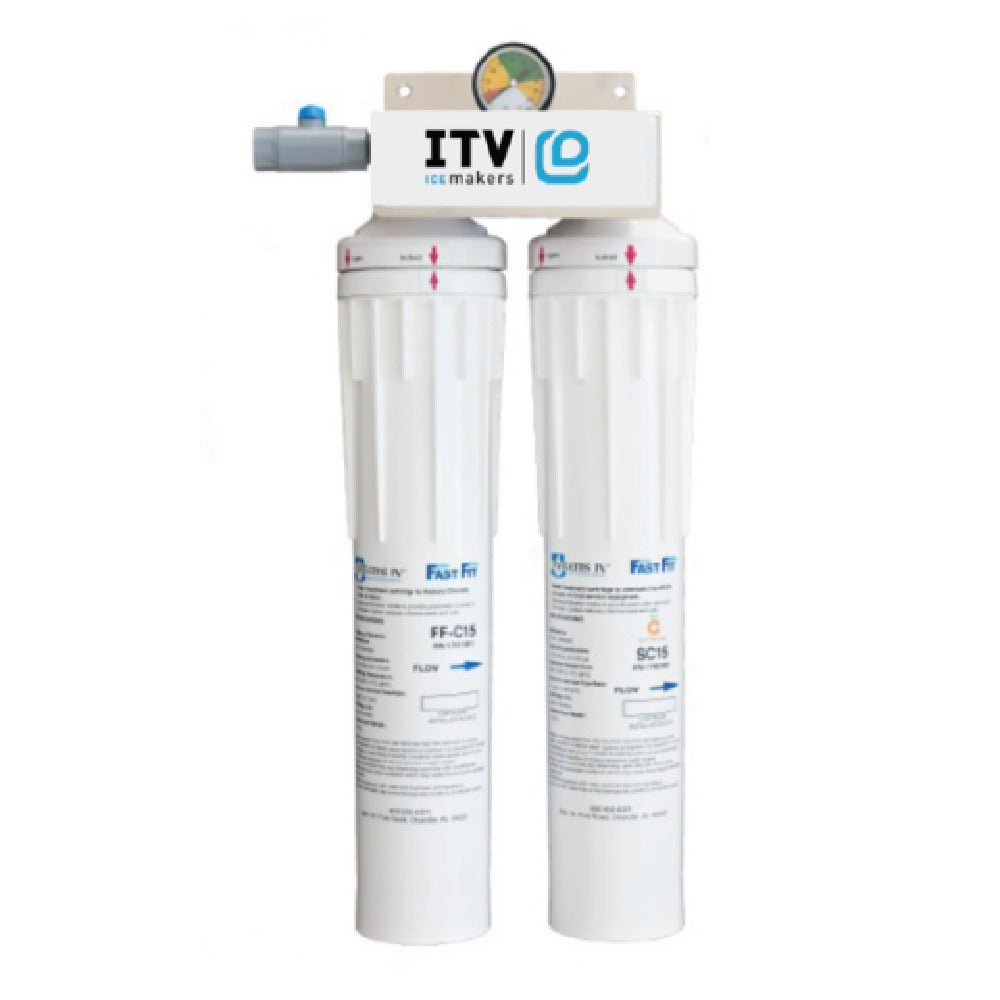 ITV Ice Makers FF-PRESC15 Fast-Fit Water Treatment System (2) Unit System 4 Gpm