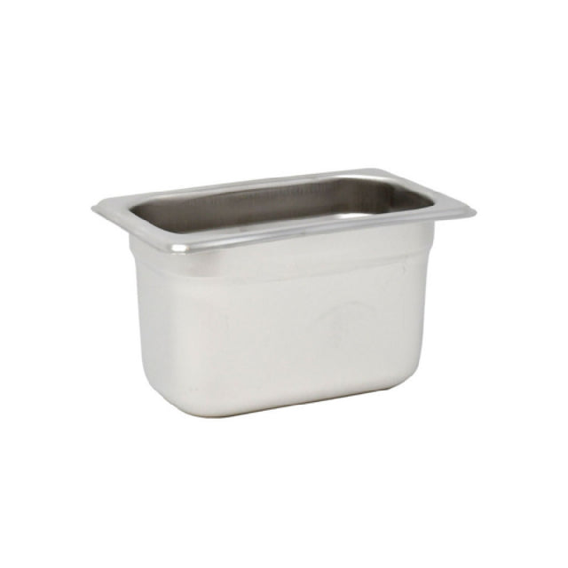 Omcan 81123 (81123) Steam Table Pan 1/9 Size 6-7/8" X 4-1/4" X 6" Deep