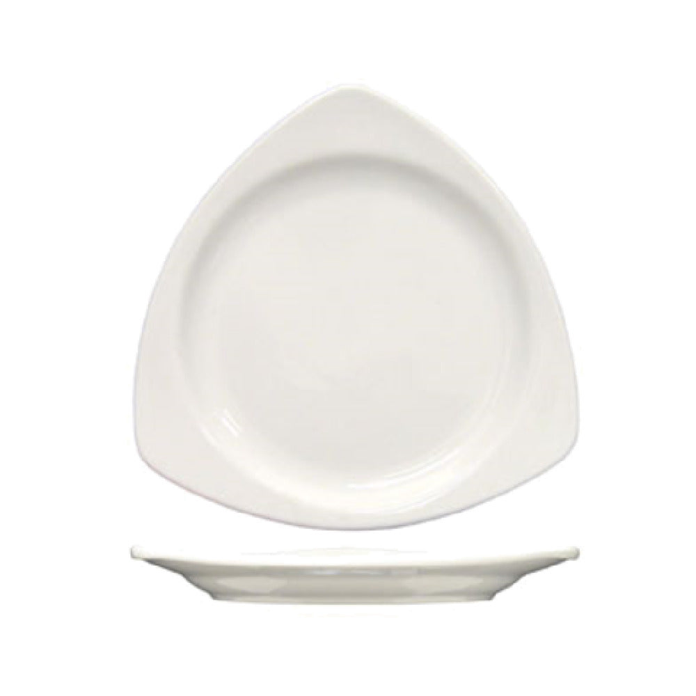 International Tableware TR-10-EW Plate 10-1/2" Triangular