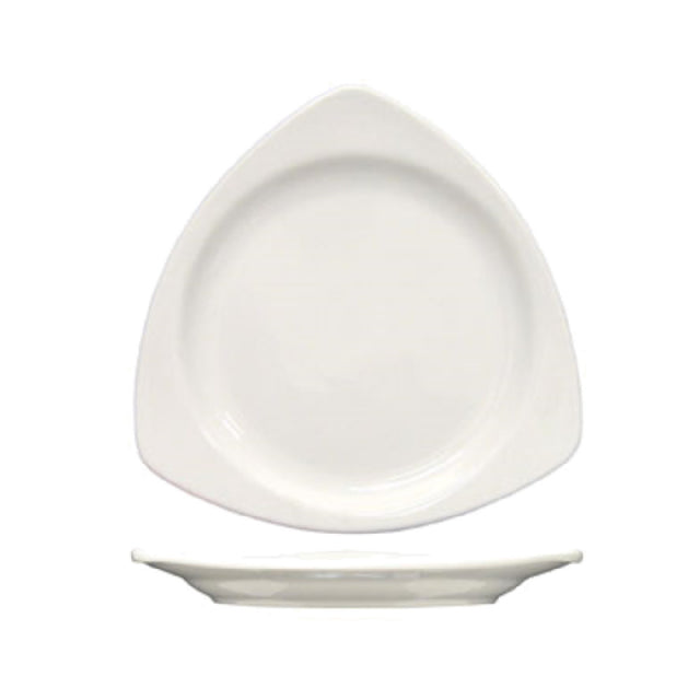 International Tableware TR-10-EW Plate 10-1/2" Triangular