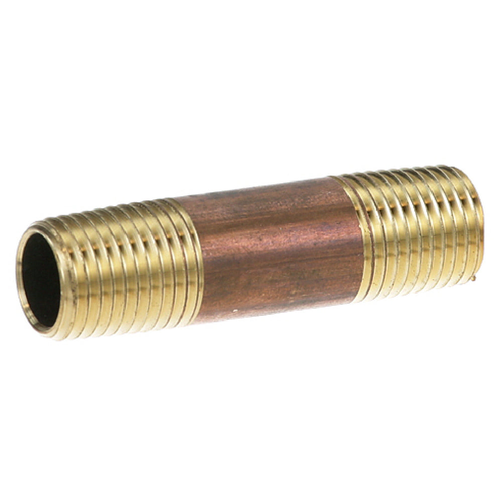 Private Label MVR263102 Brass Nipple 1/4" X 2"