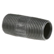Private Label 263110 Black Iron Nipple 3/8" X 1 1/2"