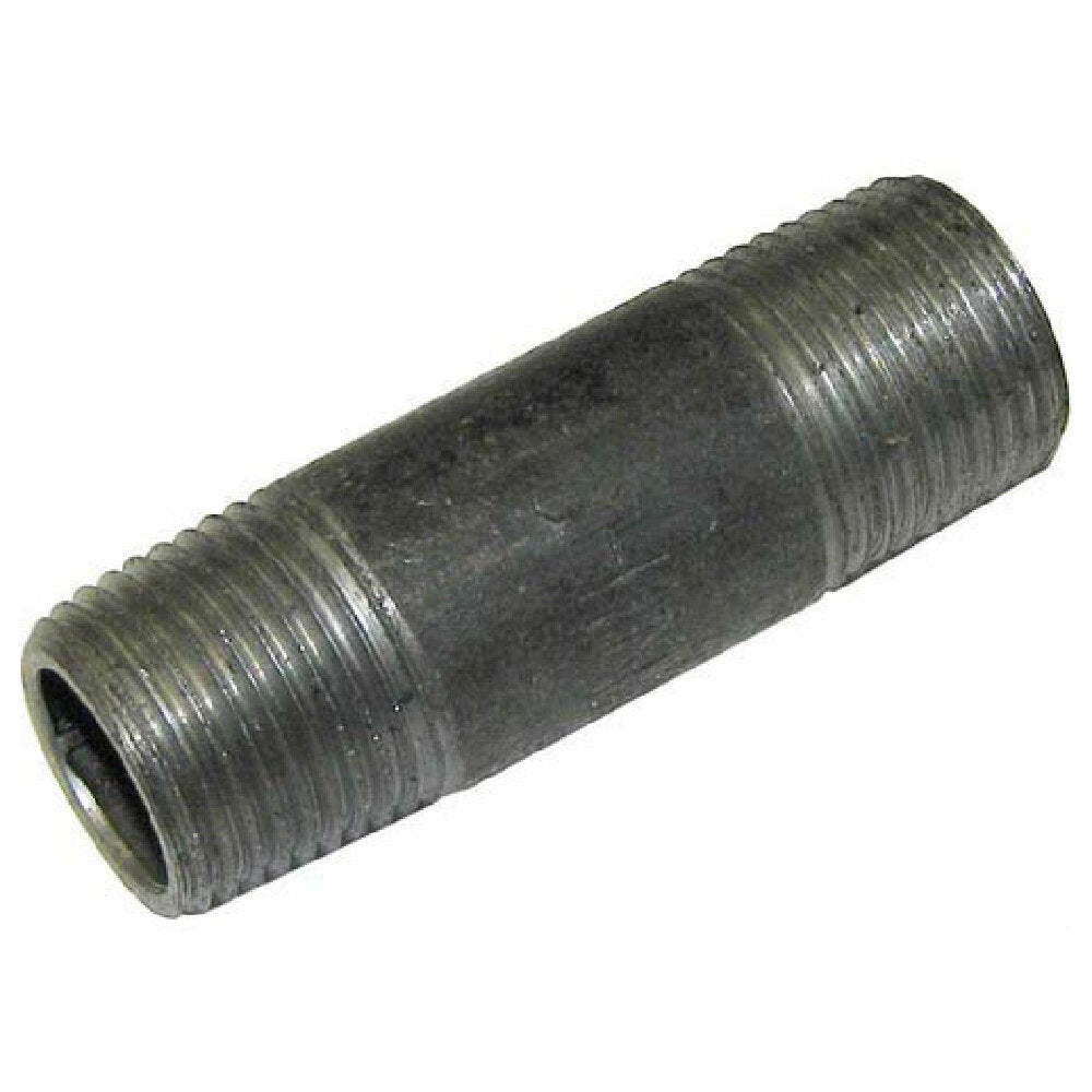Private Label 263111 Black Iron Nipple 3/8" X 2"