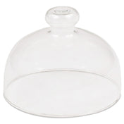 JB Prince R869 Glass Cloche 3-3/8" Dia. X 3"H Round Dome