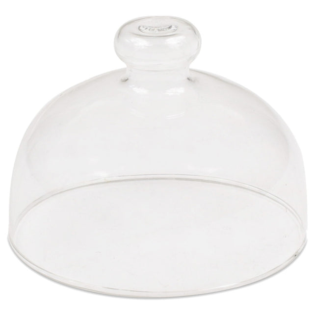 JB Prince R869 Glass Cloche 3-3/8" Dia. X 3"H Round Dome