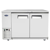 Atosa MBB59GR Atosa Back Bar Cooler Two-section 57-4/5"W X 28-1/10"D X 40-1/8"H