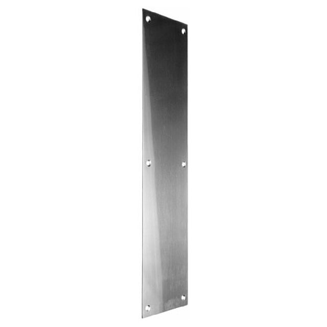 AllPoints 266227 Plate Push Brass 3 1/2x15"