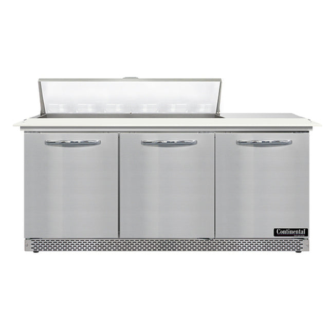 Continental Refrigerator SW72N12C-FB Sandwich Unit Front Breather 72"W