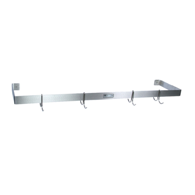 John Boos PRW15-X Pot Rack Wall Mount Single Bar