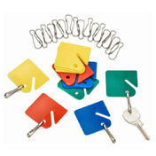Alpine Industries ADI689-20-COLORED Key Tags Assorted Multi-color (20 Pack)