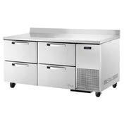 True Refrigeration TWT-67D-4-HC~SPEC3 SPEC SERIES® Deep Work Top Refrigerator