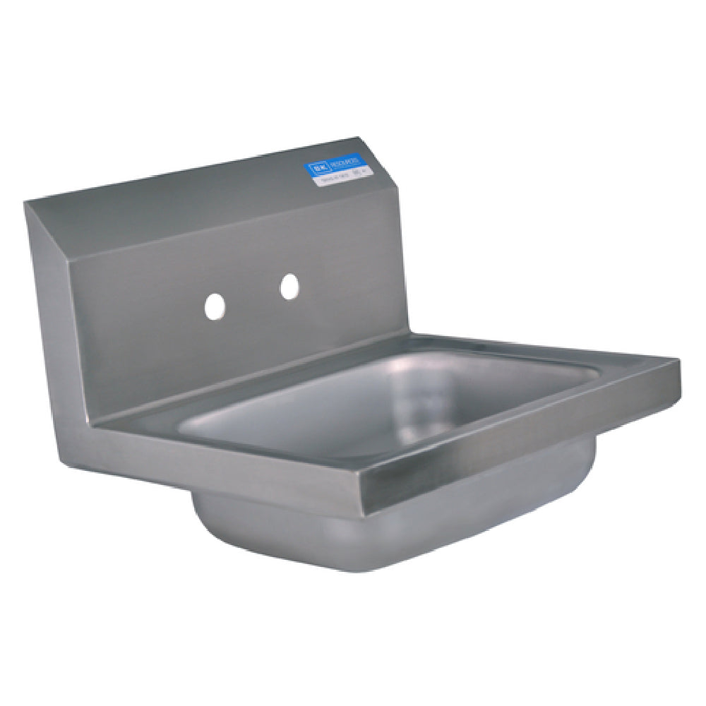 BK Resources BKHS-W-1410-4D Hand Sink Wall Mount 14" Wide X 10" Front-to-back X 5" Deep Bowl
