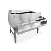 Omcan 47519 (CS-ICB-24) Ice Bin 22"W X 14.8"D X 12" Deep Bowl 20 Gauge 304 Stainless Steel Bowl