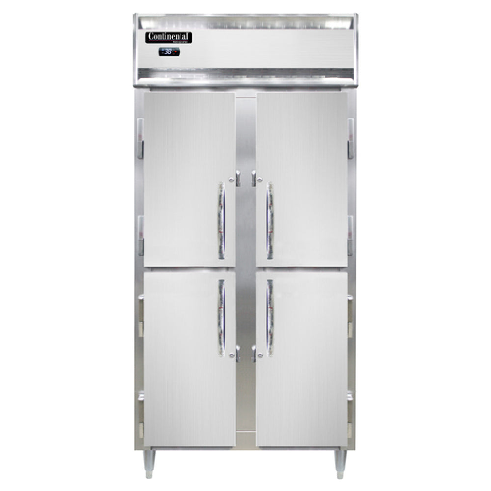 Continental Refrigerator D2RSENSAHD Designer Slim Line Refrigerator Reach-in 36-1/4"W