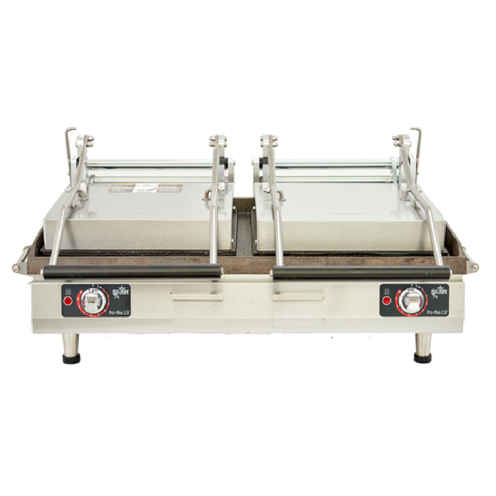 Star PGC28I Pro-Max 2.0® Panini Sandwich Grill 28" W Grooved Cast Iron Cooking Surface