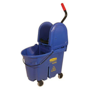 Rubbermaid FG757888BLUE WaveBrake® Mopping Combo 35 Qt. Bucket Capacity Reduces Splashing