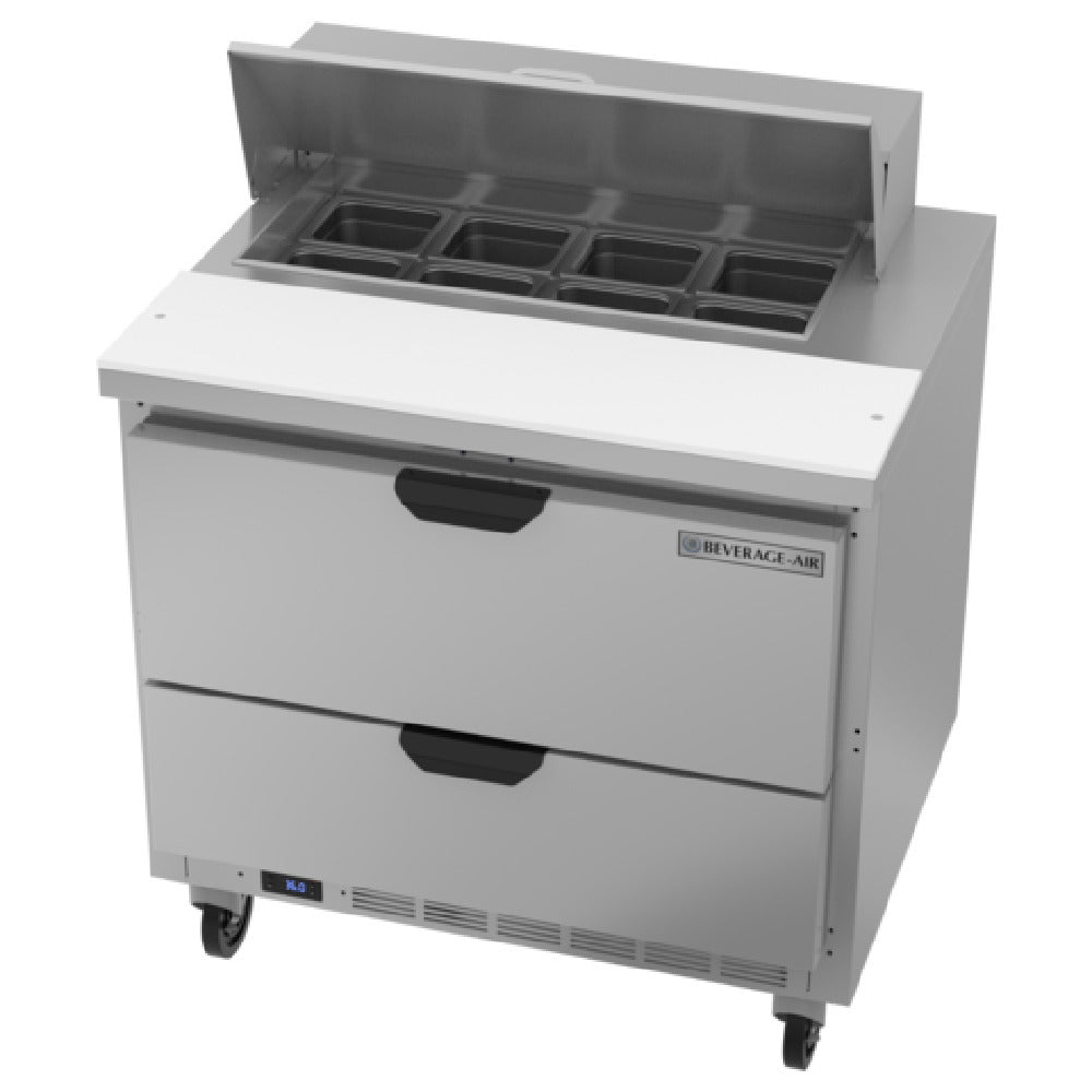 Beverage Air SPED36HC-08-2 Sandwich Top Refrigerated Counter One-section 36"W
