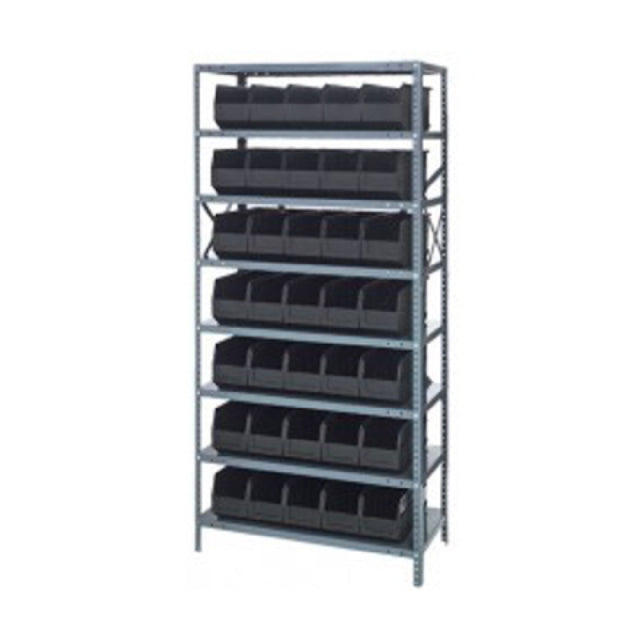 Quantum 1875-461_BLUE - Shelving Unit, 18"D X 36"L X 75"H, Heavy Duty