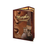 Risch TETBQ 8.5X11-LEATHERETTE Deluxe Sewn Leatherette Menu Cover (specify Color)