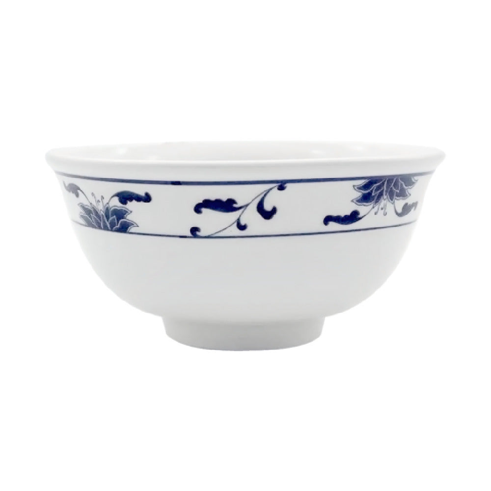 Cameo China 255-99B Blue Lotus Rice Bowl 8 Oz. (240 Ml) 4-1/2" Dia. X 2-1/8"H (11.5 Cm X 5.4 Cm)